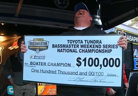 <p>
	RYAN MCMURTURY, 2010 WEEKEND SERIES CHAMPION</p>
<p>
	McMurtury, of Abbeville, S.C., reacts after winning the 2010 Toyota Tundra Bassmaster Weekend Series championship.</p>
