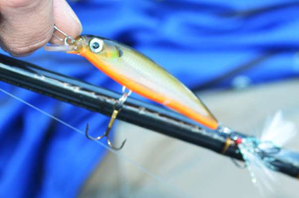 <p>
	...a Rapala X-Rap when it was calm...</p>
