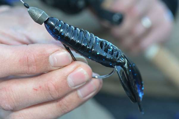 <p>
	...and a Berkley Havoc Pit Boss when he flipped into vegetation. Note the teeth marks on this one; itâs one that actually caught fish in the Classic for him.</p>
