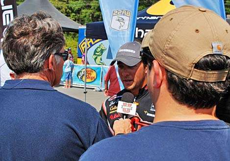 <p>
Tommy Sanders interviews Day One leader Zack Birge from Oklahoma State.</p>
