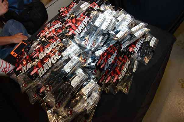 <p>
Berkley Havoc lures were also handed out to competitors.</p>