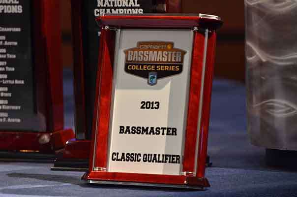 <p>
One angler will win this trophy on Sunday -- an invitation to fish the 2013 Bassmasater Classic.</p>