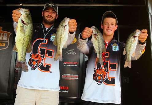 Mike Huff and Nick Huff of Georgetown College (11th, 6-0)