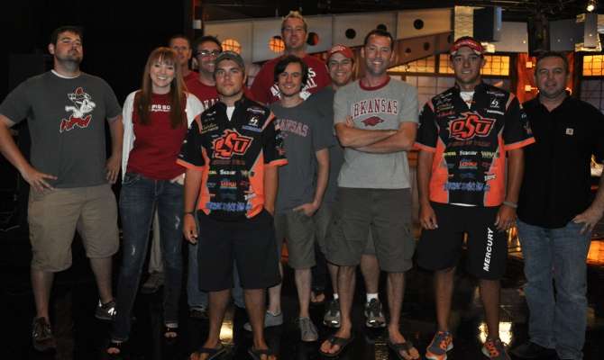 <p>
Several JM staff members participated in the meet-and-greet and wore their favorite college colors.</p>