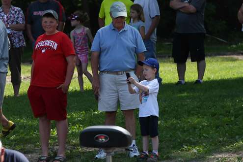 <p>Everyone wants to take pictures!</p>