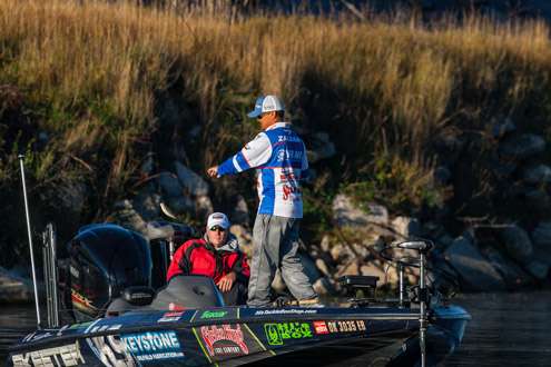 Chris Zaldain lands a very short one.