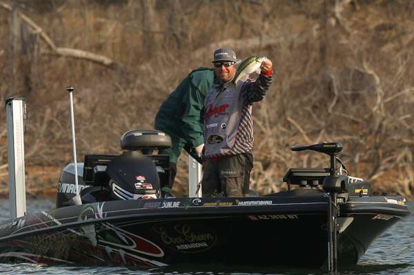 Hite is very happy with this fish.