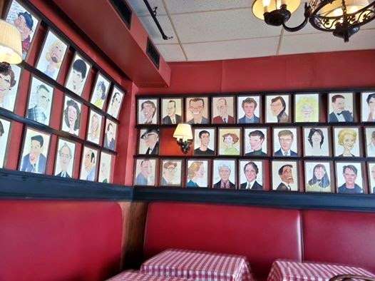 â¦dinner at the famous Broadway hangout, Sardi's, where...