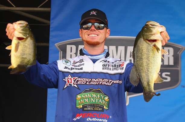 âHopefully theyâll keep biting like that.â â Josh Bertrand after weighing 18 pounds, 9 ounces on Day 1