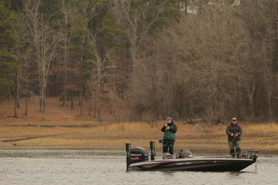 Day 1 leaders Brandon Gray and Todd Massey