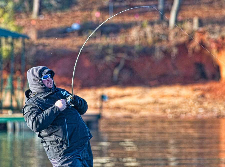 The cold, though, didnât mean the fish werenât biting.