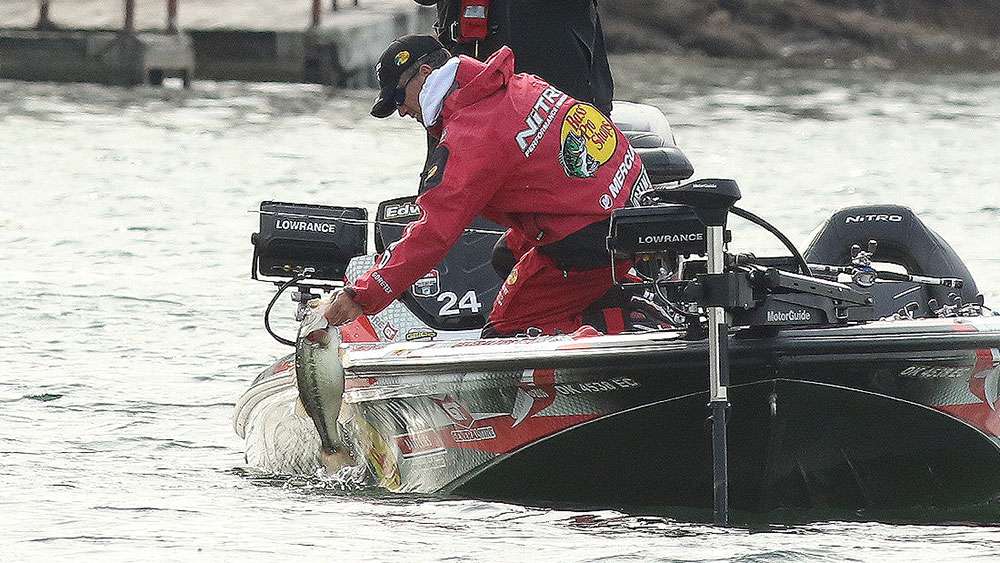 This run of catches has Evers smiling.
