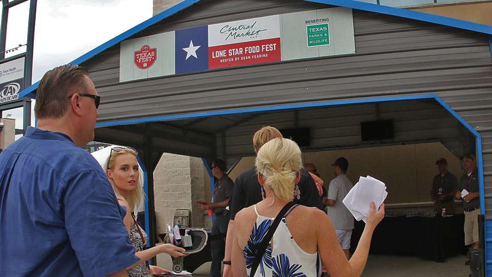 One of the big attractions at the Toyota Texas Fest presented by JBL is the Lone Star Food Fest. Area restaurants and beverage makers filled visitors with great food and drink.