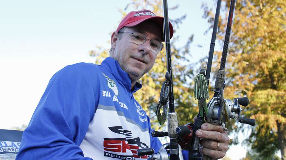 BILLY BILLEAUD<br>
Billy Billeaud caught 37-1 to finish ninth at the Atchafalaya Basin. He used these three lures to make the Top 12. âI had to lighten up the weights and slow down the presentation as the tournament progressed,â he said. 