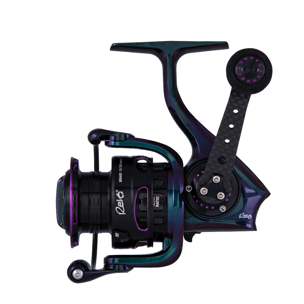 Abu Garcia Ike Spinning Reel<BR>Mike Iaconelli and Abu Garcia have teamed up to create a unique series of Ike designed products tailored to the avid bass angler. The new Abu Garcia Revo Ike Series spinning reels are designed in two different sizes for different spin fishing applications from drop shotting and ultra-light swim baits to shaky heads and neko rigging.