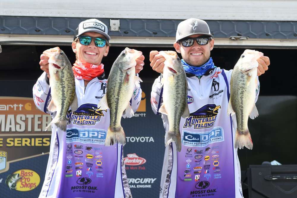 <b>Cal Culpepper – Mason Waddell, University of Montevallo</b><br /> Montevallo’s Cal Culpepper and Mason Waddell are also extremely experienced and have shown to be versatile across the country. The duo from Georgia registered a third-place finish at Lake Cumberland in 2021, and they have qualified for the Bassmaster College National Championship all three years they have fished as a team. Culpepper is also a former Bassmaster High School All-American. ” class=”wp-image-567906″ width=”1000″ height=”667″/><figcaption><b>Cal Culpepper – Mason Waddell, University of Montevallo</b><br /> Montevallo’s Cal Culpepper and Mason Waddell are also extremely experienced and have shown to be versatile across the country. The duo from Georgia registered a third-place finish at Lake Cumberland in 2021, and they have qualified for the Bassmaster College National Championship all three years they have fished as a team. Culpepper is also a former Bassmaster High School All-American. </figcaption></figure>
<figure class=