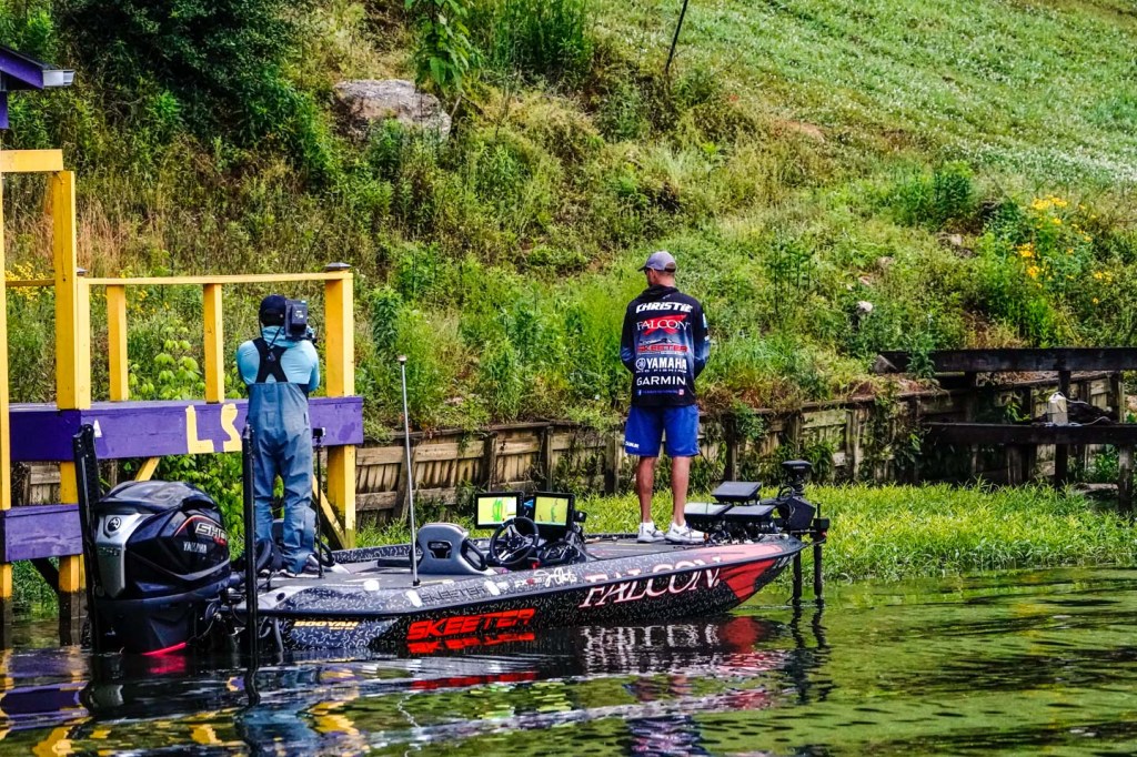 Follow along with Jason Christie on Day 2 of the Whataburger Bassmaster Elite at Lay Lake.